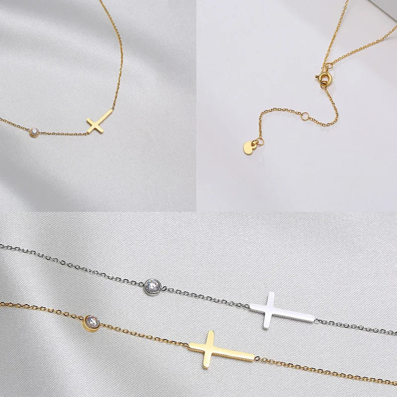 Colar de Cruz Feminino