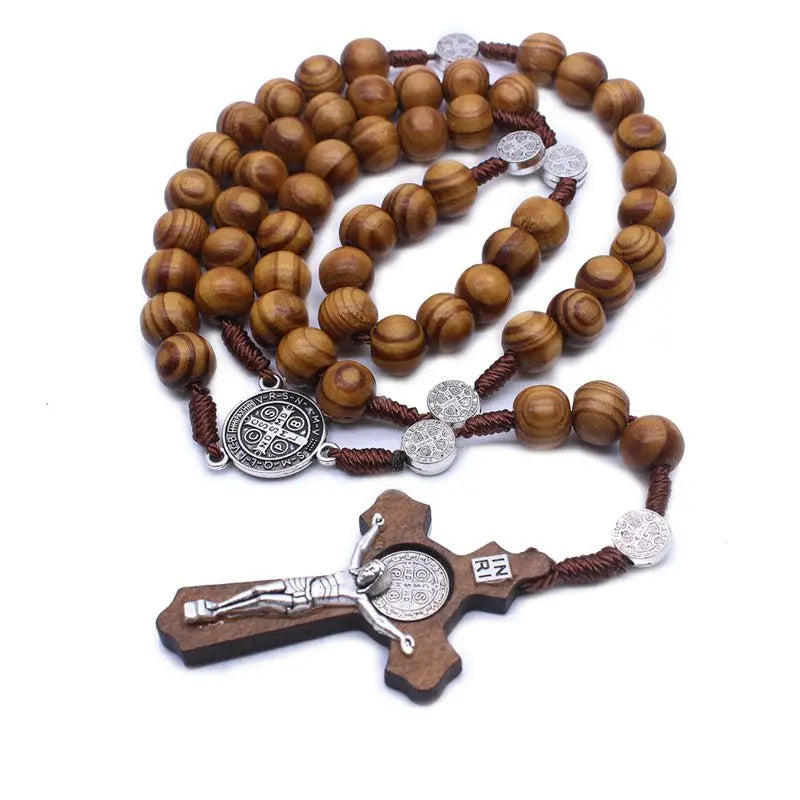 COLAR RELIGIOSO EM MADEIRA