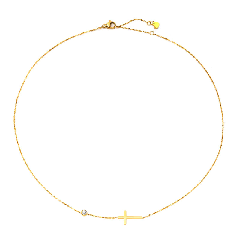 Colar de Cruz Feminino
