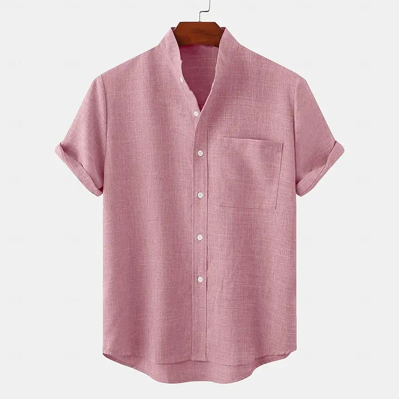 CAMISA LINHO MANGA CURTA