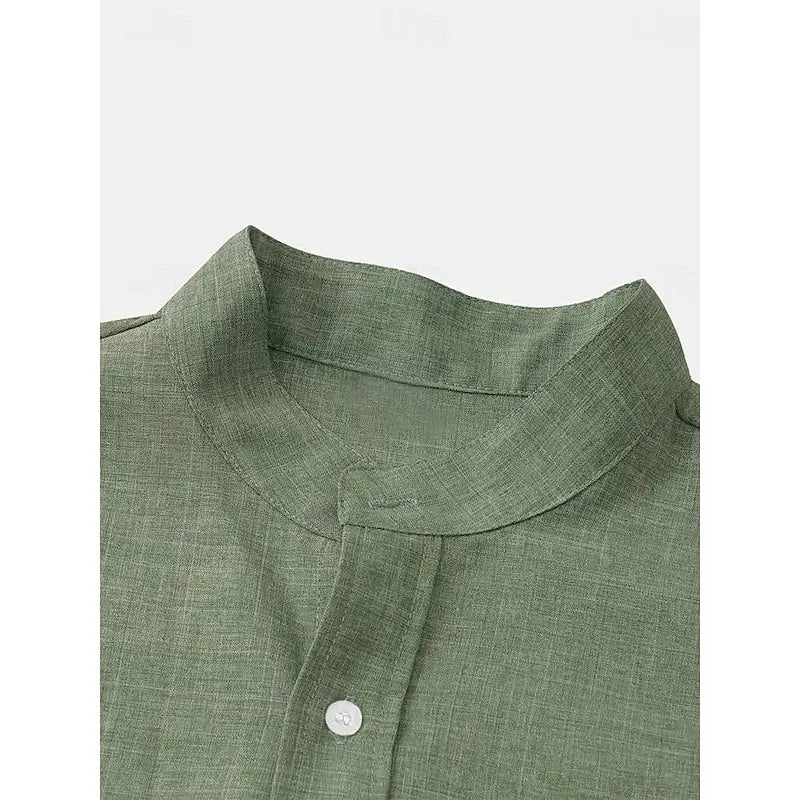 CAMISA LINHO MANGA CURTA