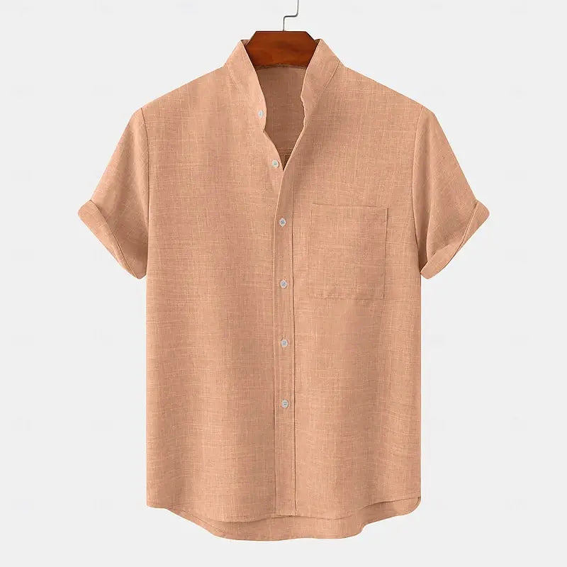 CAMISA LINHO MANGA CURTA