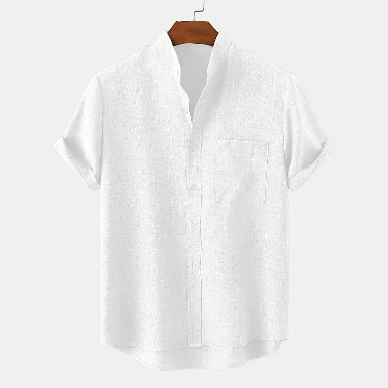 CAMISA LINHO MANGA CURTA