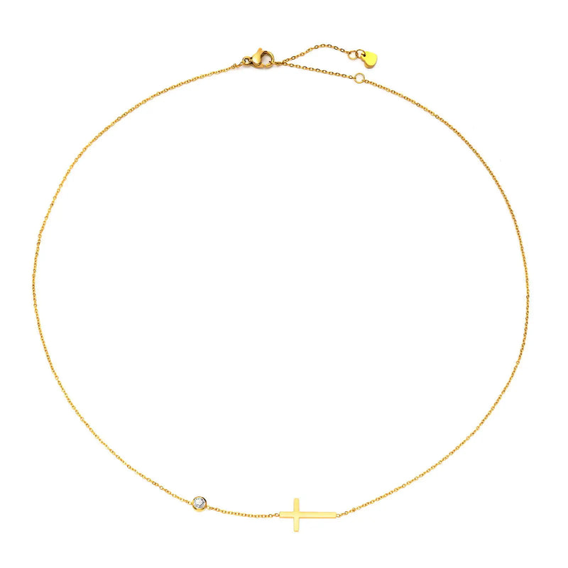 Colar de Cruz Feminino