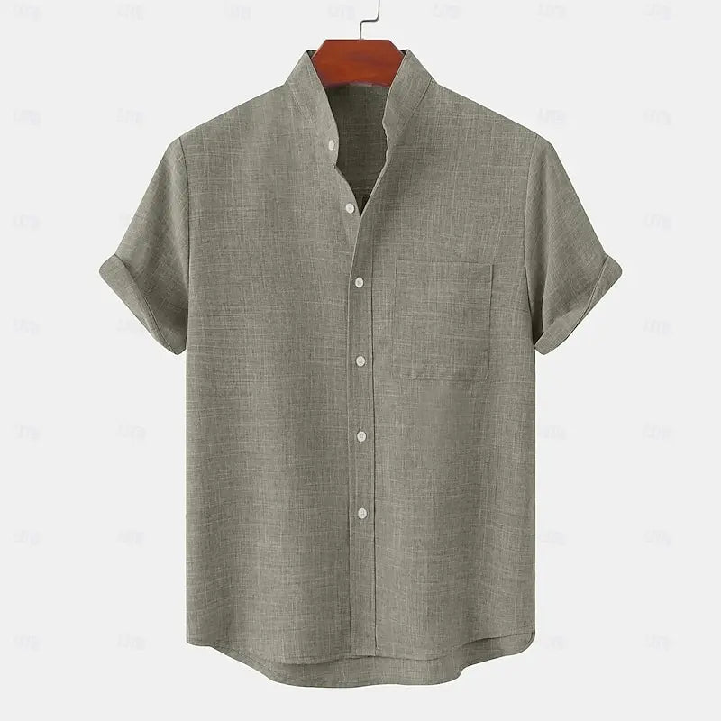 CAMISA LINHO MANGA CURTA