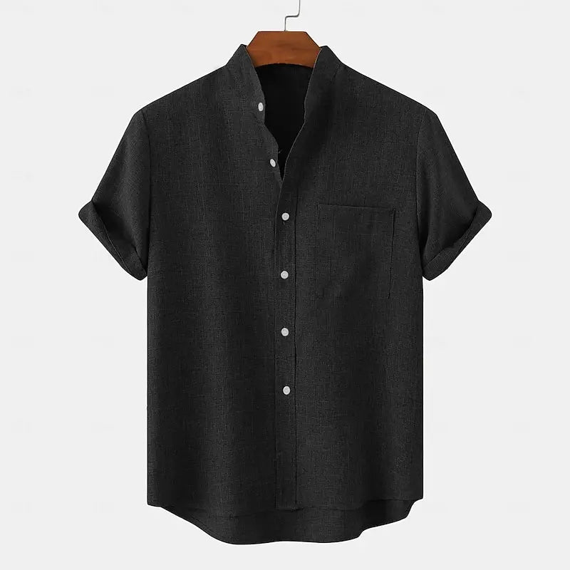 CAMISA LINHO MANGA CURTA